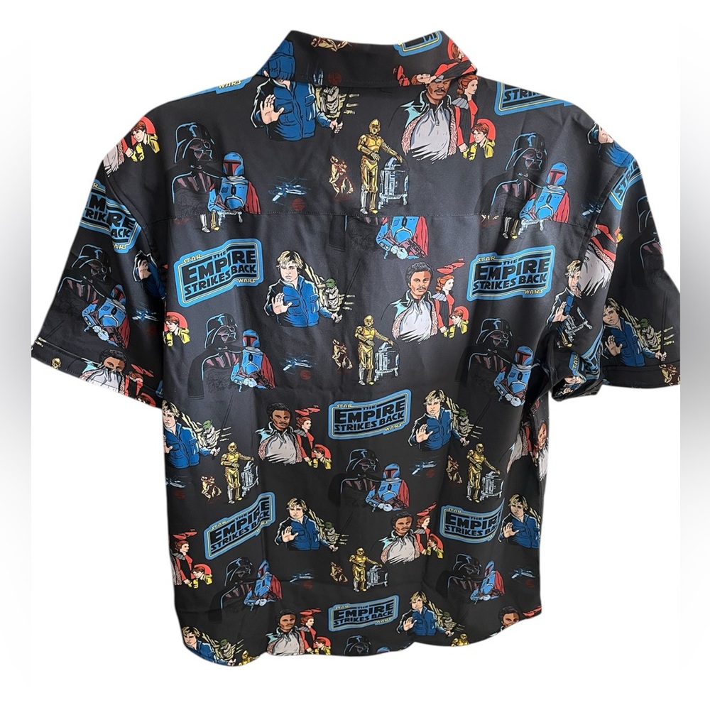 RSVLTS Star Wars Empire Strikes Back Short Sleeve KUNUFLEX Shirt Size Medium - Picture 6 of 8